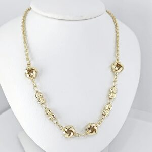 Colier Placat Cu Aur 14k Model MIA38 Lungime 45cm