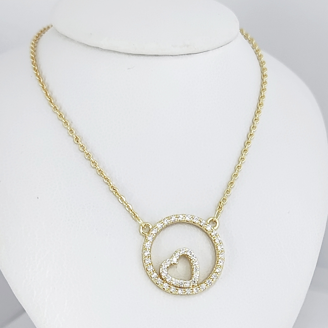 Colier Placat Cu Aur 14k Model MIA42 Lungime 45cm