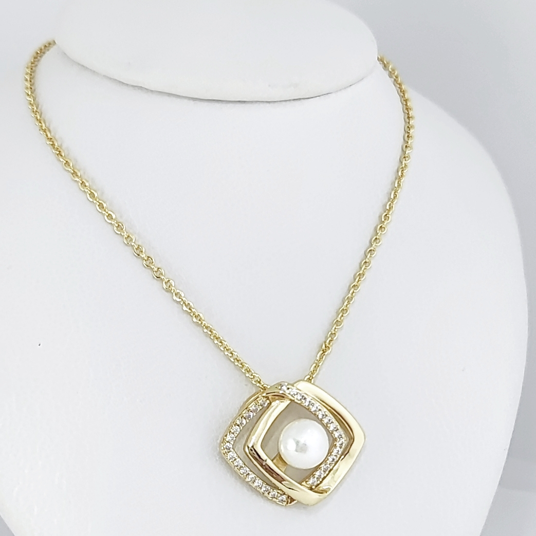 Colier Placat Cu Aur 14k Model MIA43 Lungime 45cm