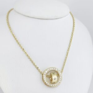 Colier Placat Cu Aur 14k Model MIA55 Lungime 45cm
