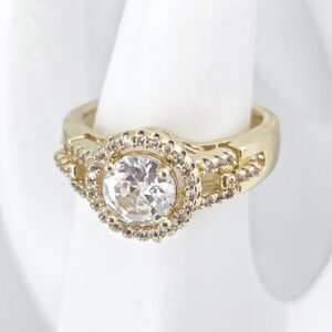 Inel Placat cu Aur14k- Model- RSM74